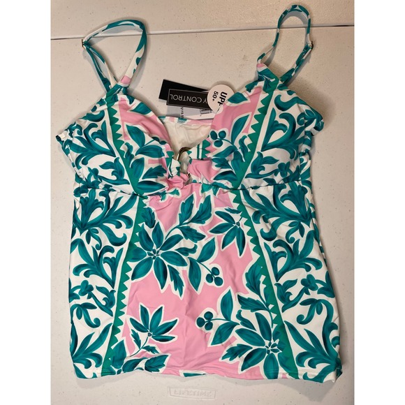 La Blanca Other - La Blanca Womens Over The Shoulder Tankini Swimsuit Top, 16